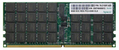Apacer 8 Gb DDR2-667 ECC Registered DIMM